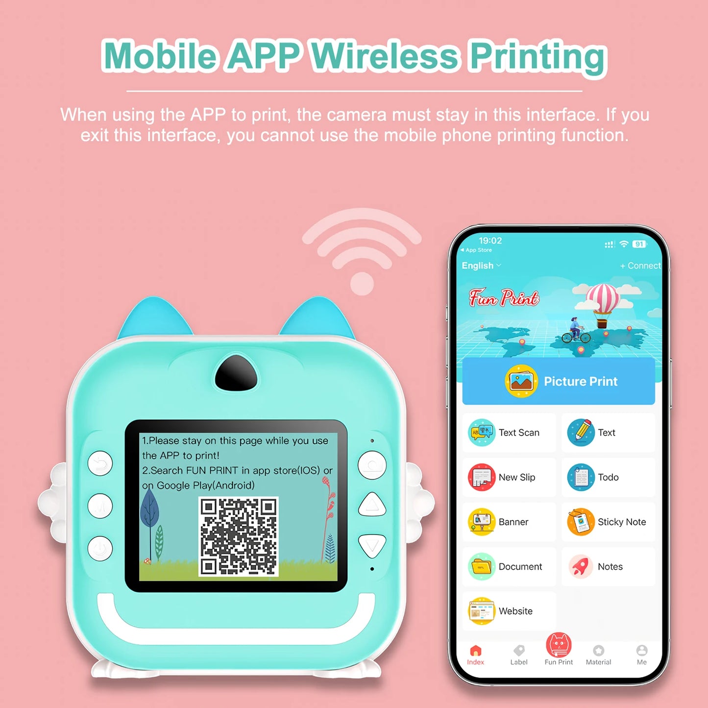 Cámara de Impresión instantánea