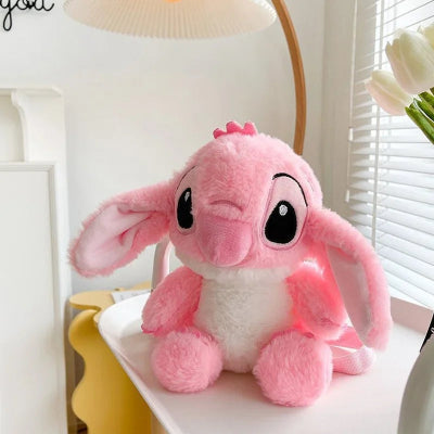 Mochila felpa Disney Stitch.