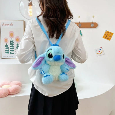 Mochila felpa Disney Stitch.