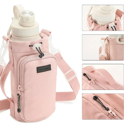 Bolsa Portátil Para botella de agua.