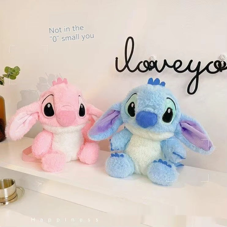 Mochila felpa Disney Stitch.